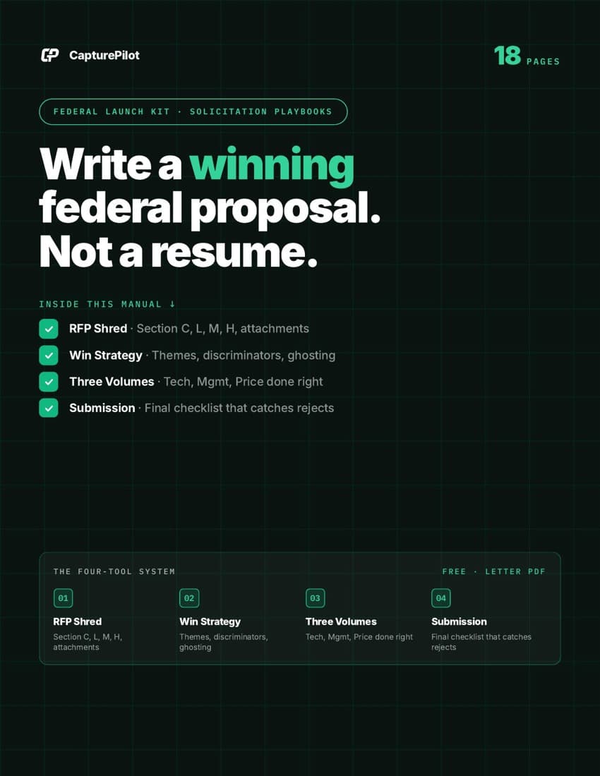 RFP Response Playbook preview, p.1